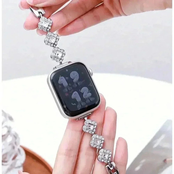 Sparkling Studded Watch Band - Picture 1 of 4